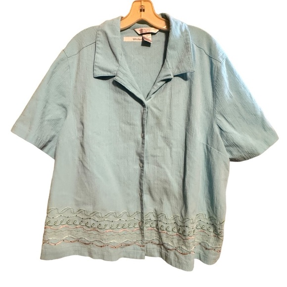 Vintage Napa Valley Woman Embroidered Shirt - Picture 1 of 5